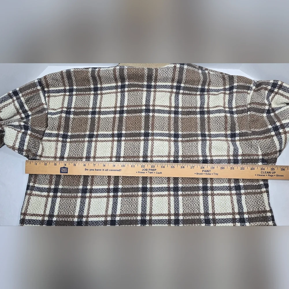VINTAGE FUBU The Collection Shirt/Sweater LS Men's Adult Extra Large Brown Tan - Picture 9 of 13